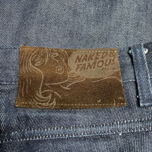 Naked & Famous SlimGuy Soft Finish Selvedge Jean 33 31.5" Inseam - Picture 7 of 11